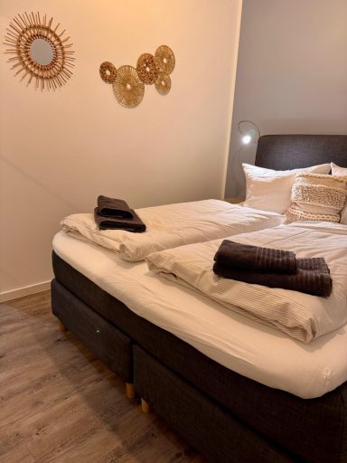 Boxspringbett im Schlafzimmer