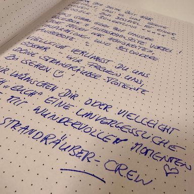 Gästebuch - Willkommensseite